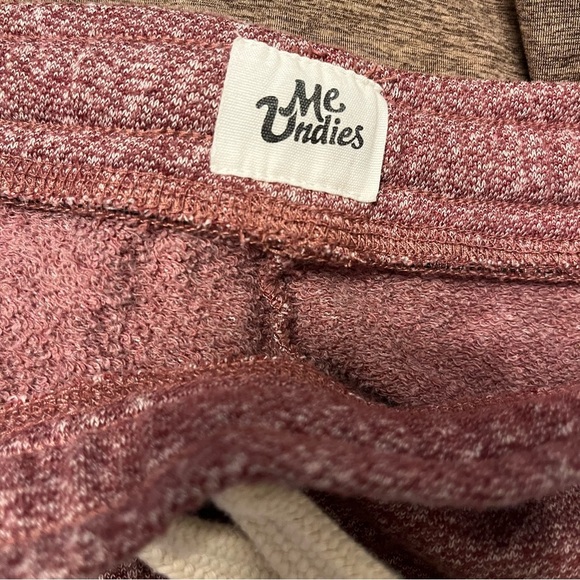 MeUndies French Terry Heather Burgundy Joggers or Sweatpants Size Small - Picture 13 of 15